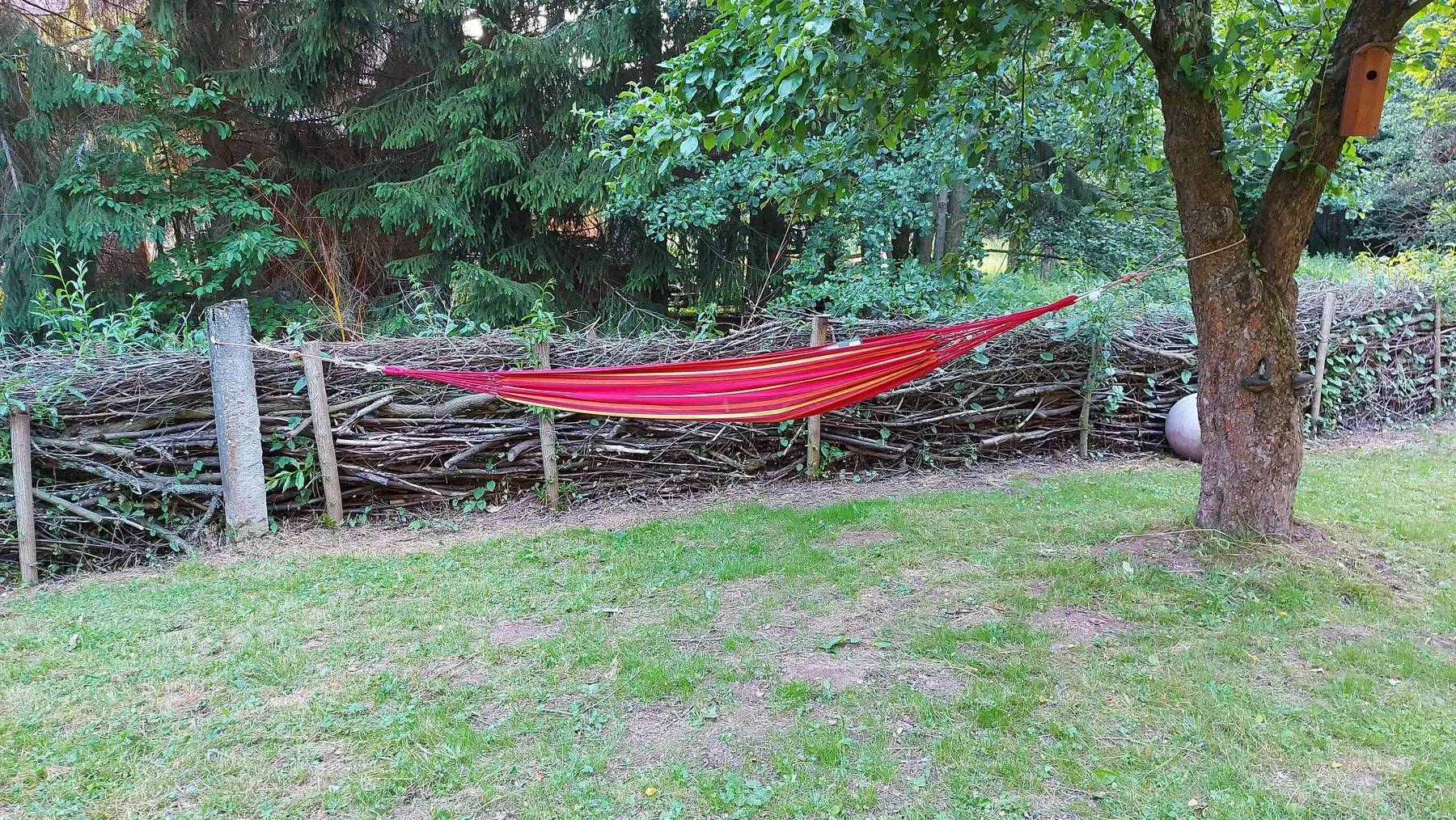 Het huis en de tuin van B&B Náš Dům