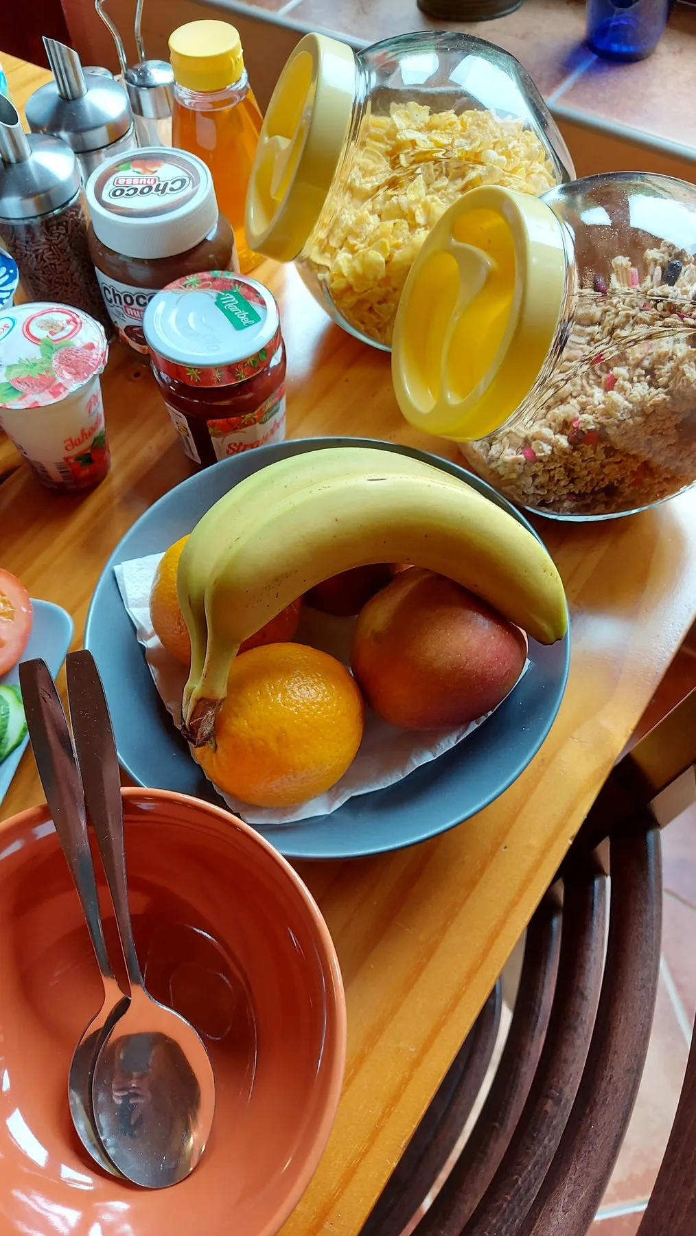 Het ontbijt bij B&B Náš Dům