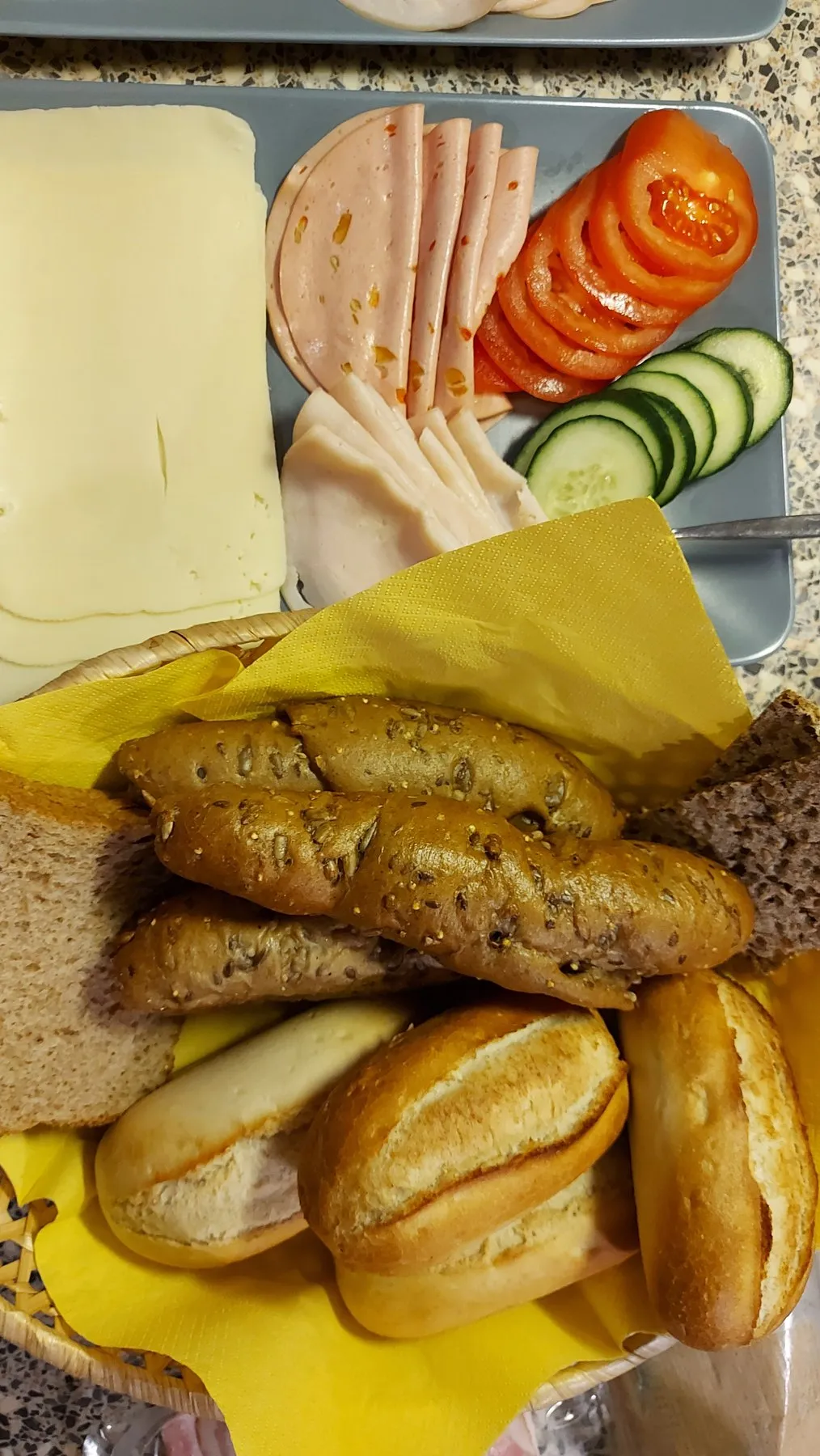 Het ontbijt bij B&B Náš Dům