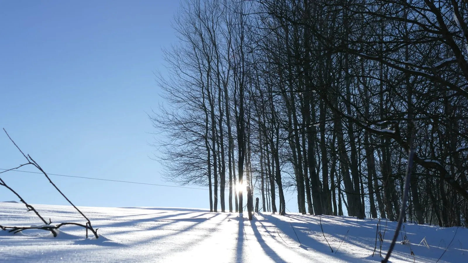 B&B Náš Dům in de sneeuw