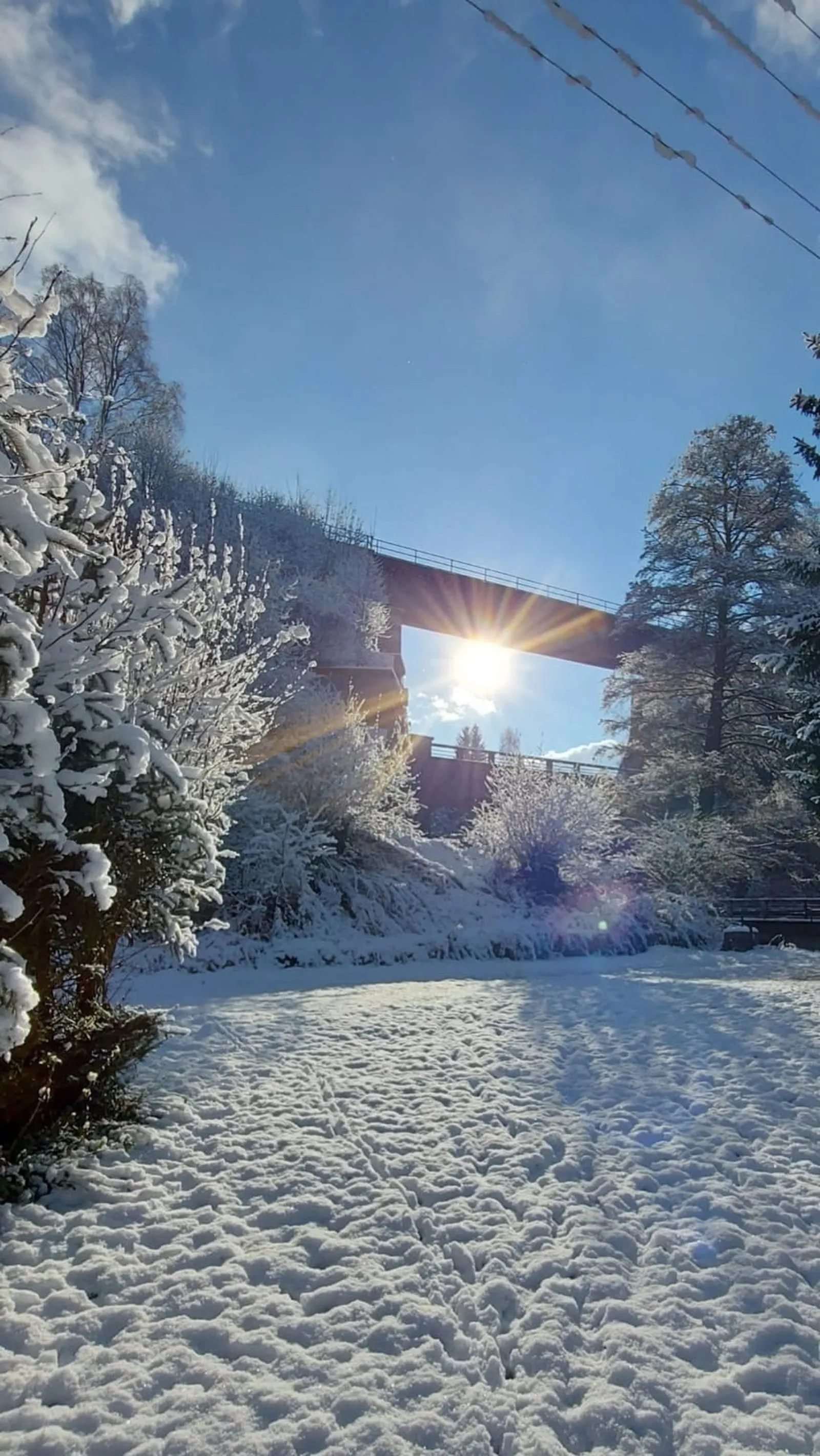 B&B Náš Dům in de sneeuw